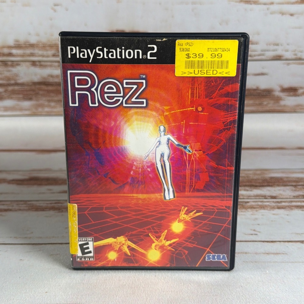Rez PlayStation 2 PS2 CIB Complete Manual Tested Sega